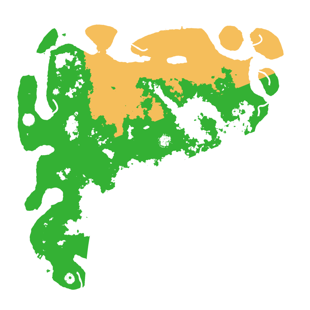 Biome Rust Map: Procedural Map, Size: 4500, Seed: 4759015