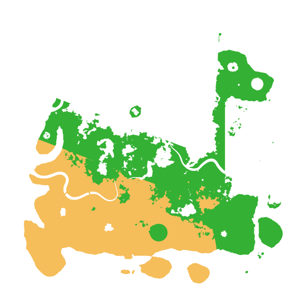 Biome Rust Map: Procedural Map, Size: 4500, Seed: 1461418
