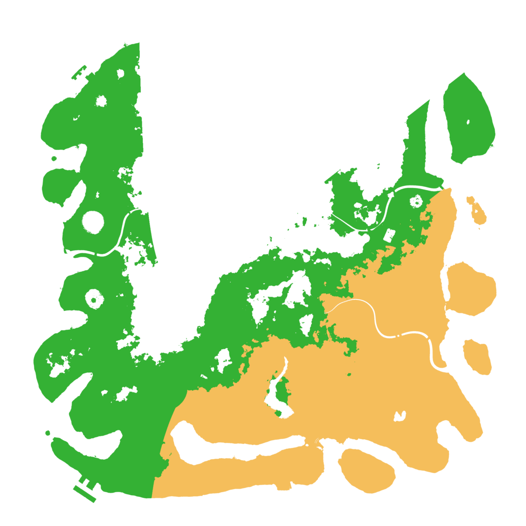 Biome Rust Map: Procedural Map, Size: 4250, Seed: 4066937