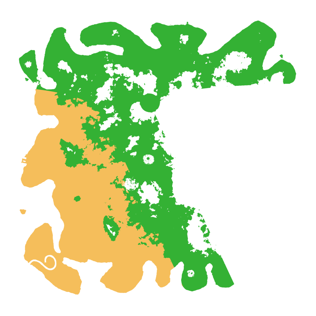 Biome Rust Map: Procedural Map, Size: 4500, Seed: 5520763