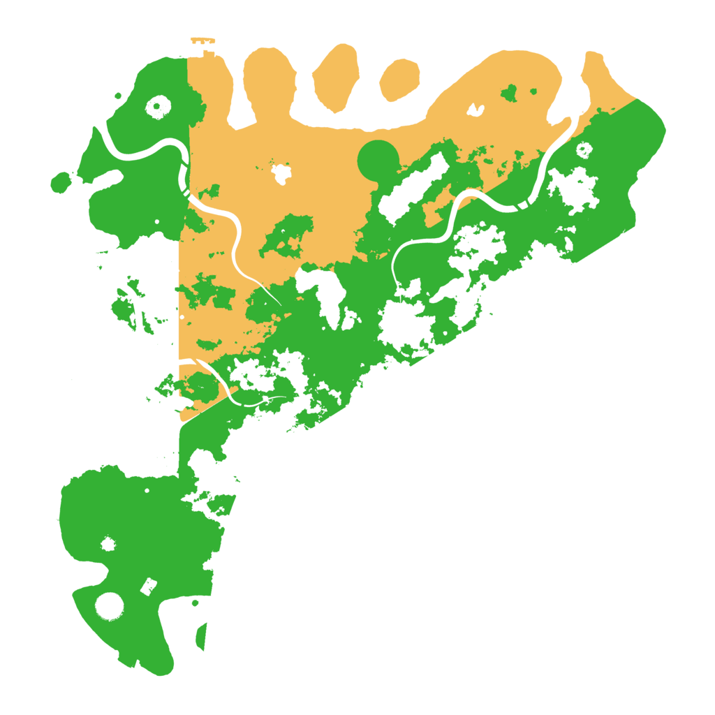 Biome Rust Map: Procedural Map, Size: 4500, Seed: 4305052