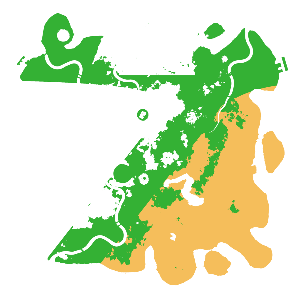 Biome Rust Map: Procedural Map, Size: 4250, Seed: 6279444