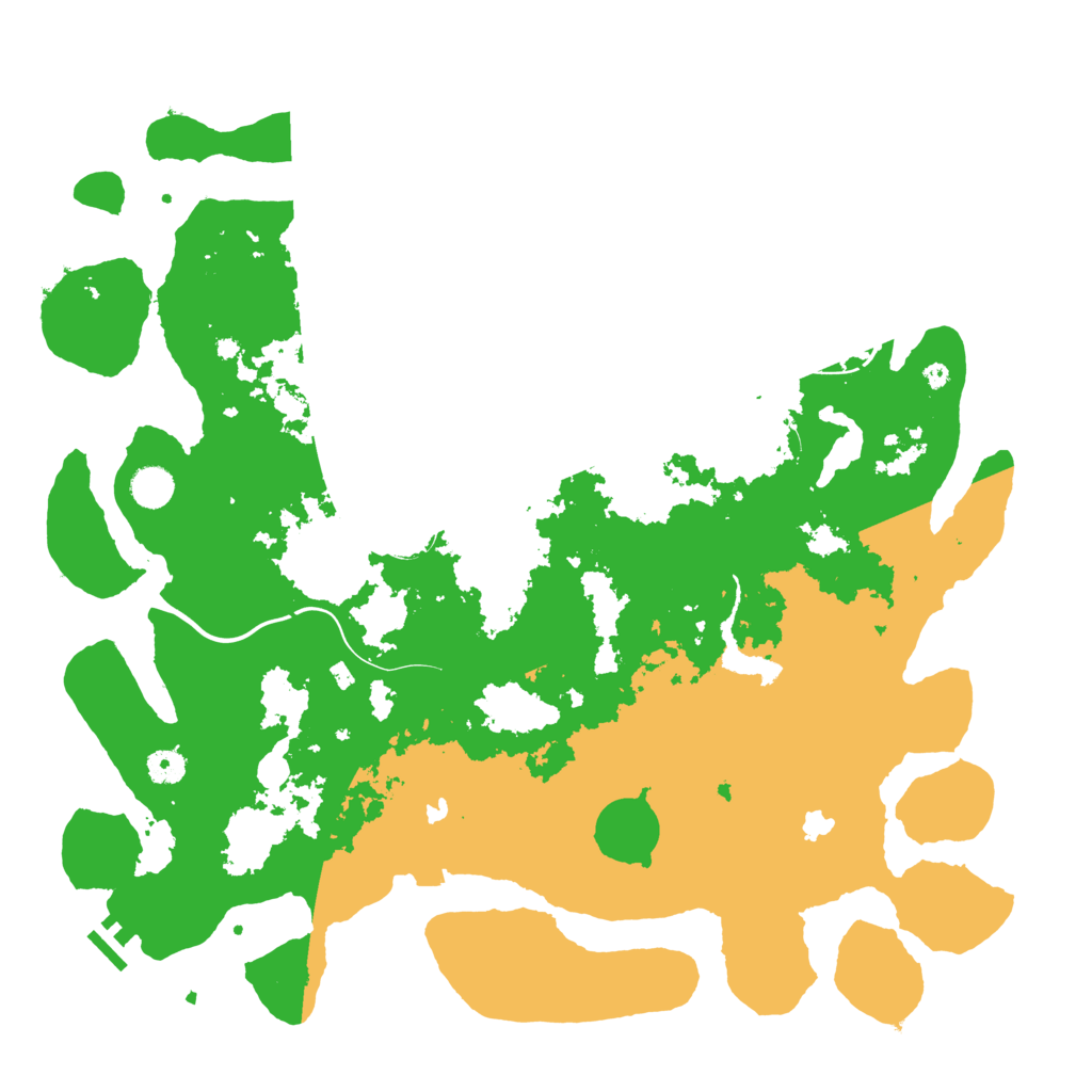 Biome Rust Map: Procedural Map, Size: 4500, Seed: 2708271