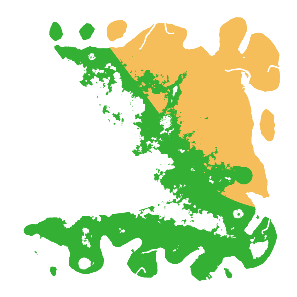 Biome Rust Map: Procedural Map, Size: 4500, Seed: 2811664