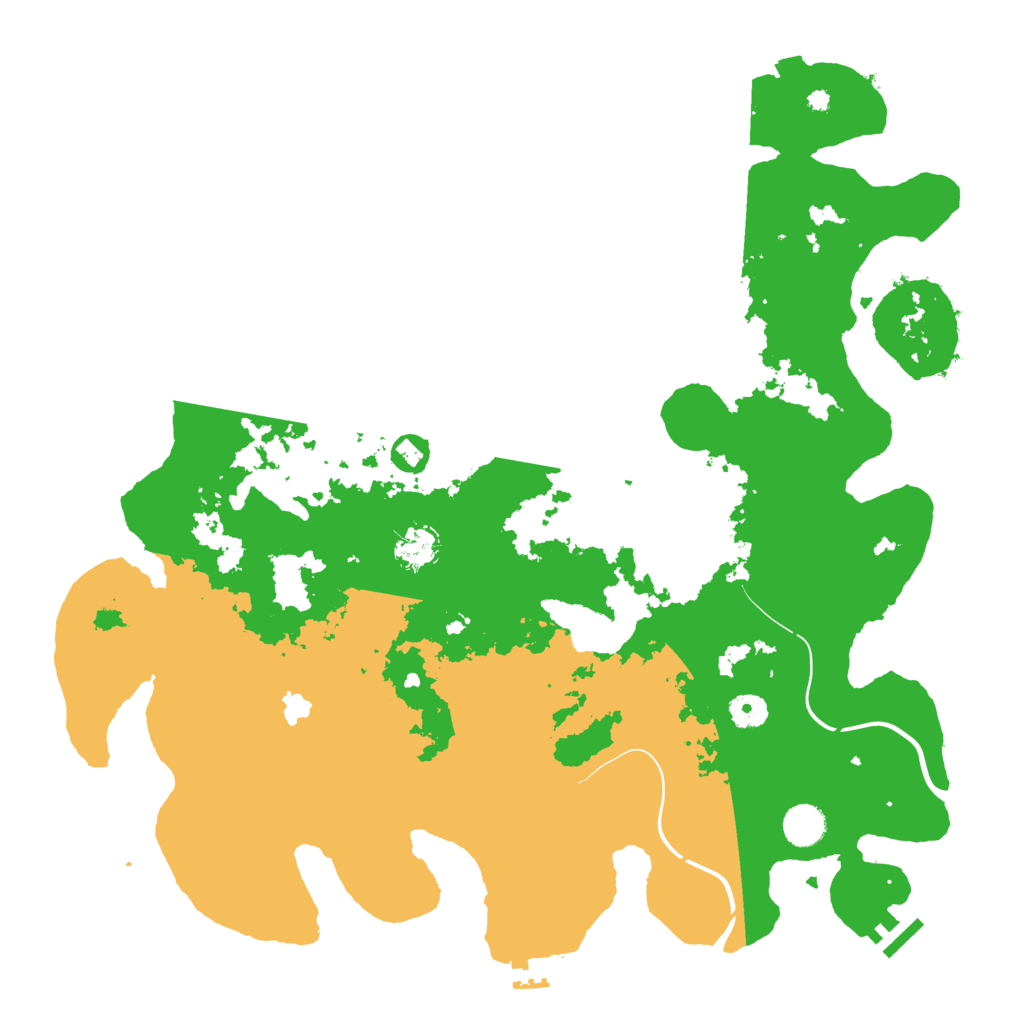 Biome Rust Map: Procedural Map, Size: 4250, Seed: 2468327