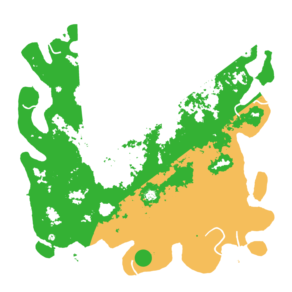 Biome Rust Map: Procedural Map, Size: 4500, Seed: 5731957