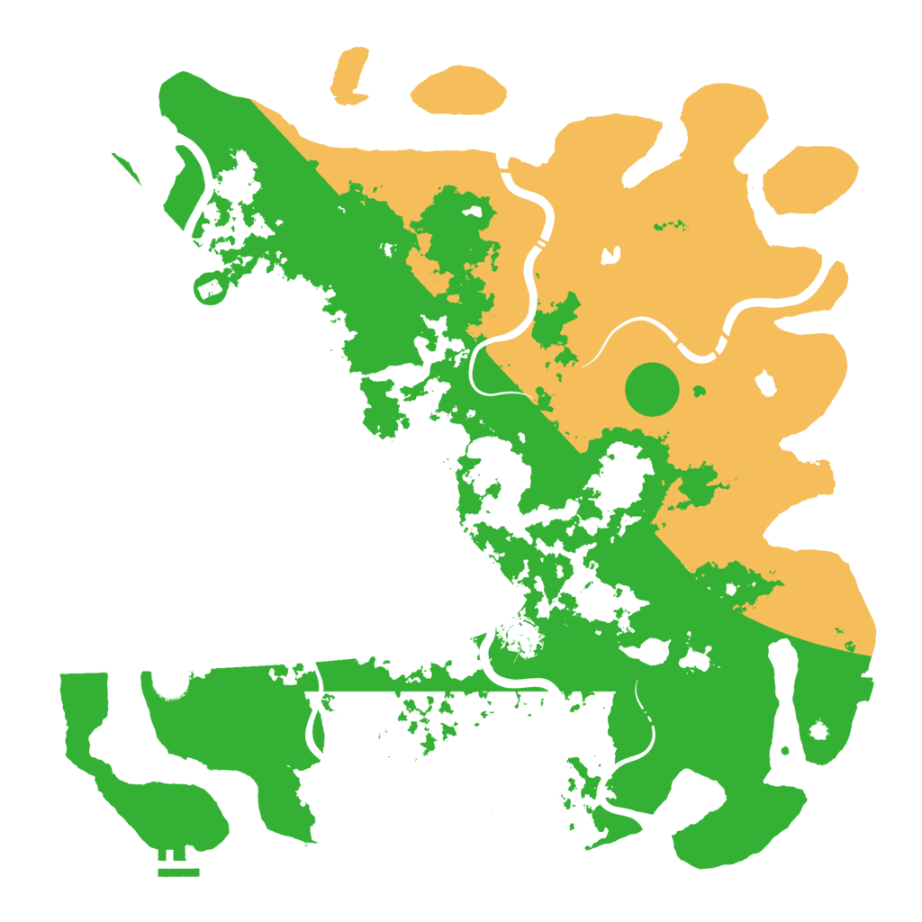 Biome Rust Map: Procedural Map, Size: 4500, Seed: 2761737