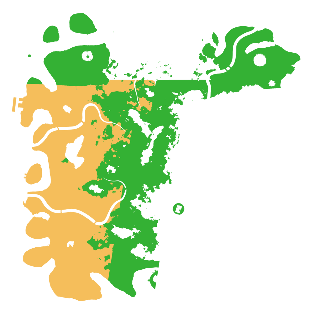Biome Rust Map: Procedural Map, Size: 4500, Seed: 6231271