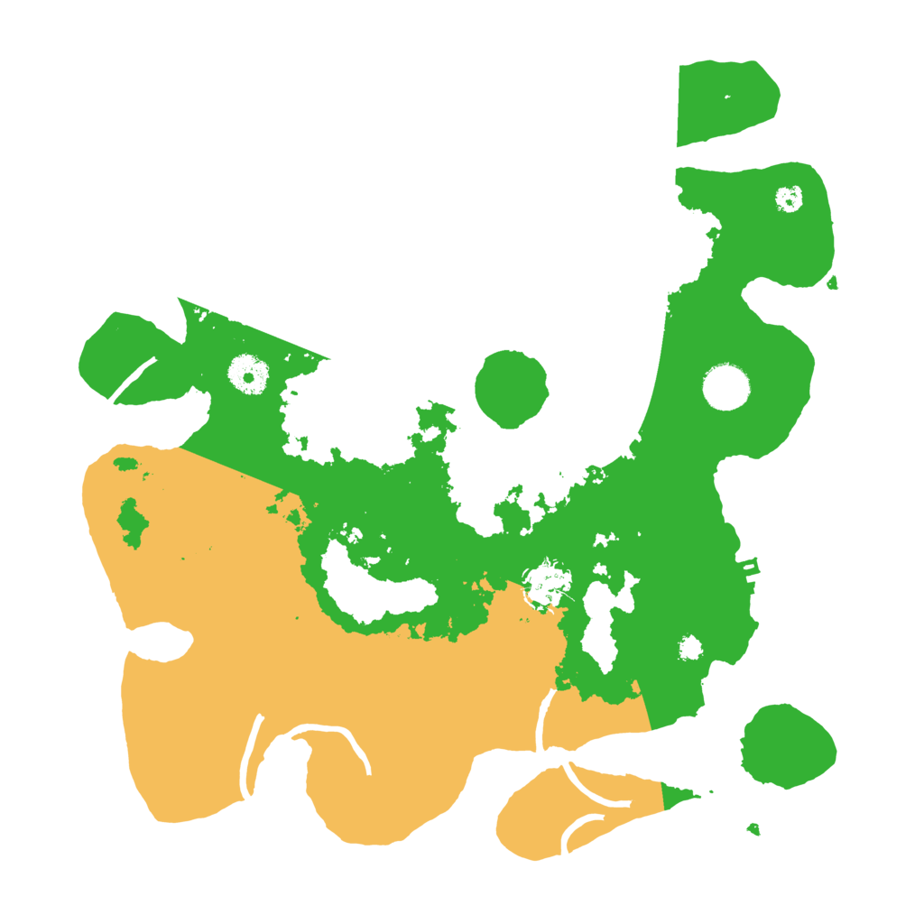 Biome Rust Map: Procedural Map, Size: 3500, Seed: 527