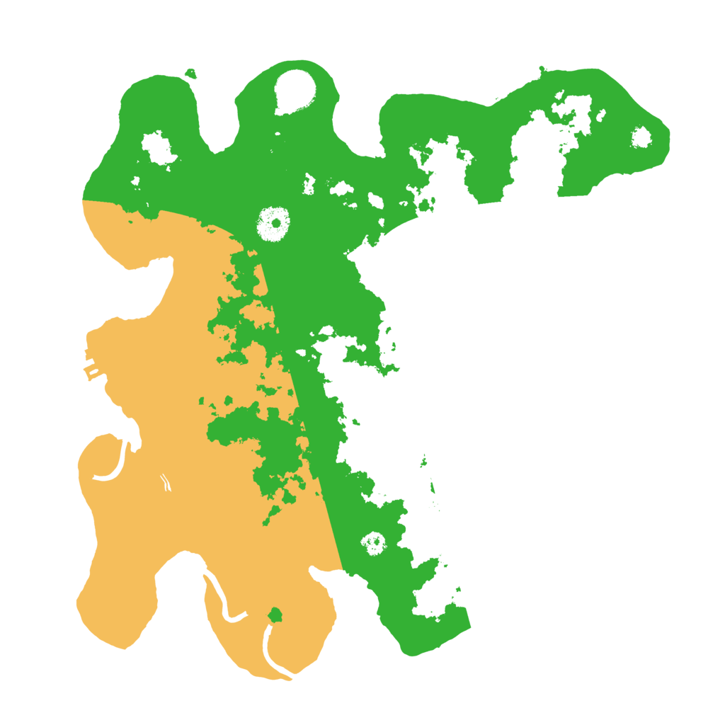 Biome Rust Map: Procedural Map, Size: 3200, Seed: 1854625475