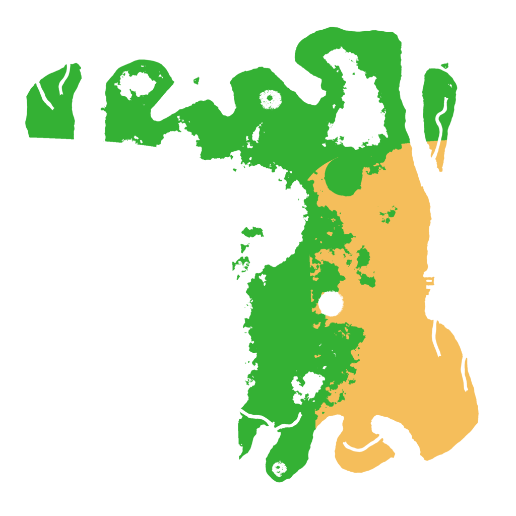 Biome Rust Map: Procedural Map, Size: 3750, Seed: 1001714444