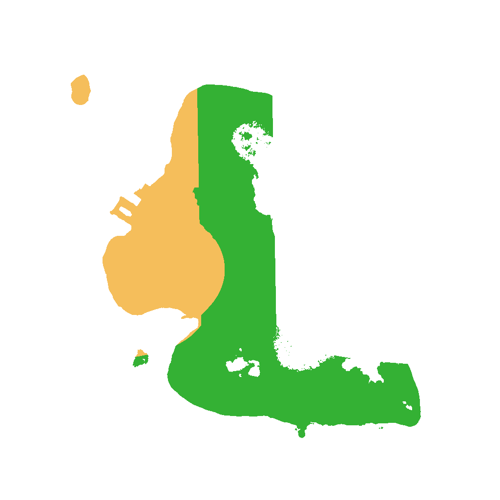 Biome Rust Map: Procedural Map, Size: 1500, Seed: 4324245