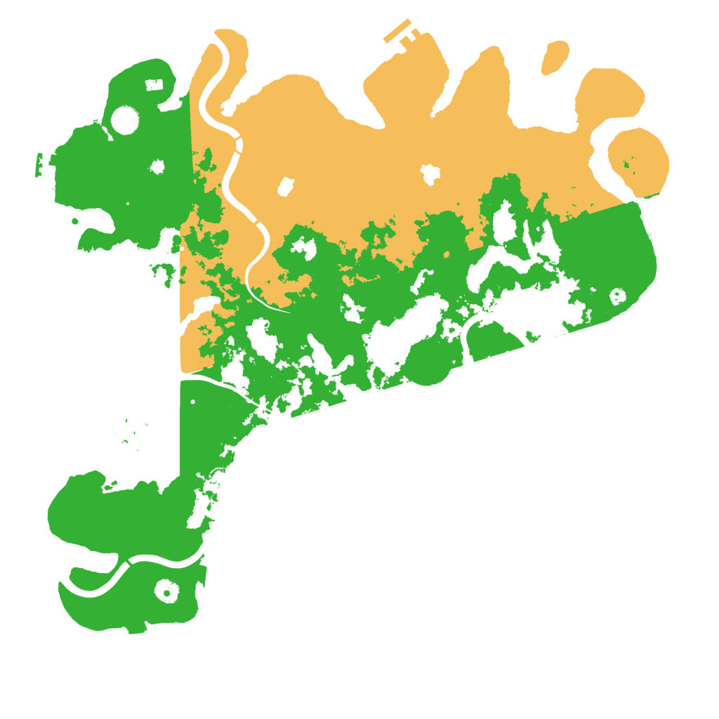 Biome Rust Map: Procedural Map, Size: 4500, Seed: 147383