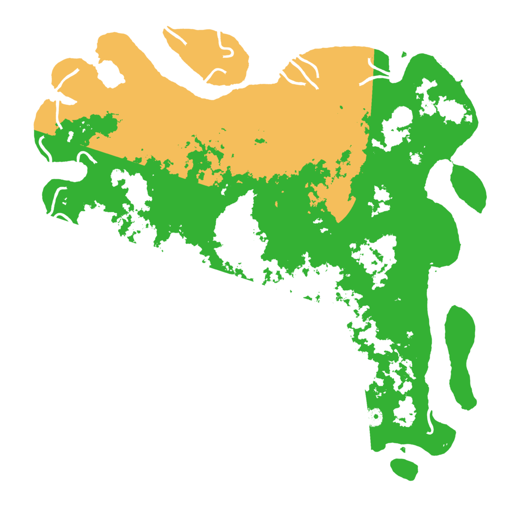 Biome Rust Map: Procedural Map, Size: 4500, Seed: 2333216