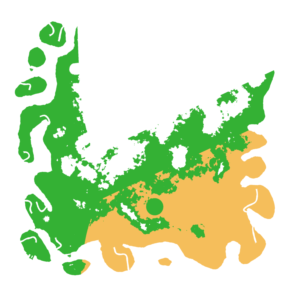 Biome Rust Map: Procedural Map, Size: 4500, Seed: 3007966