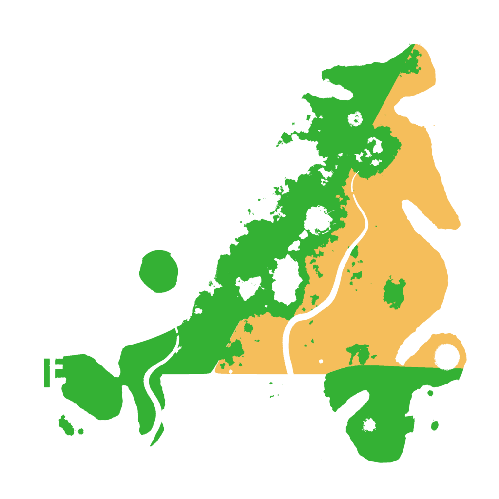Biome Rust Map: Procedural Map, Size: 3500, Seed: 608011709