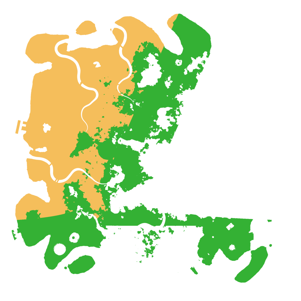 Biome Rust Map: Procedural Map, Size: 4500, Seed: 234878