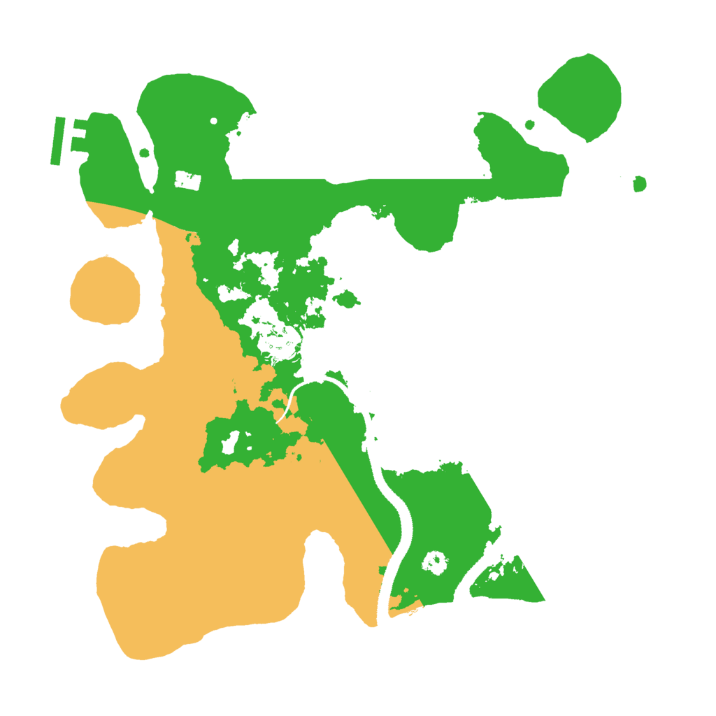 Biome Rust Map: Procedural Map, Size: 3000, Seed: 117594326