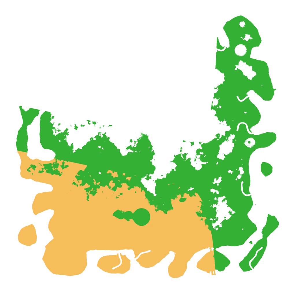 Biome Rust Map: Procedural Map, Size: 4500, Seed: 1140148