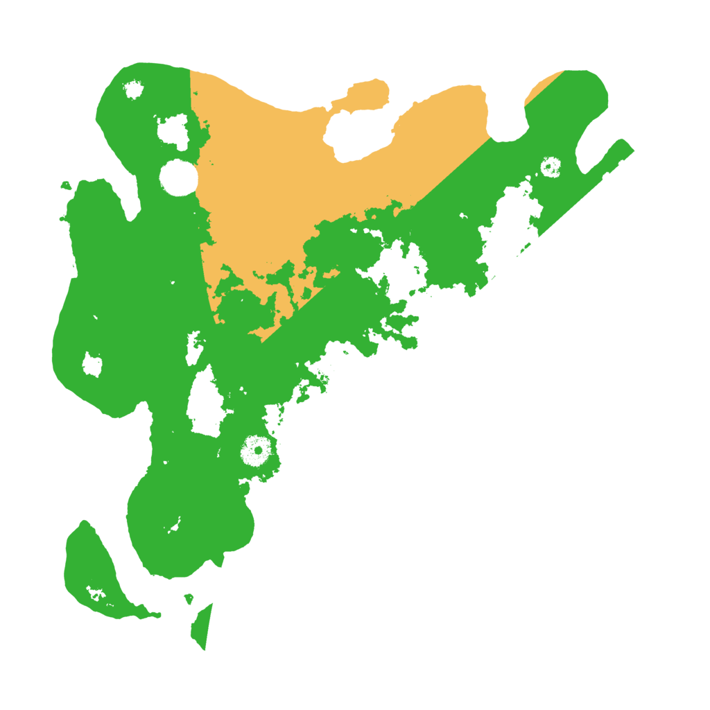 Biome Rust Map: Procedural Map, Size: 3500, Seed: 98456