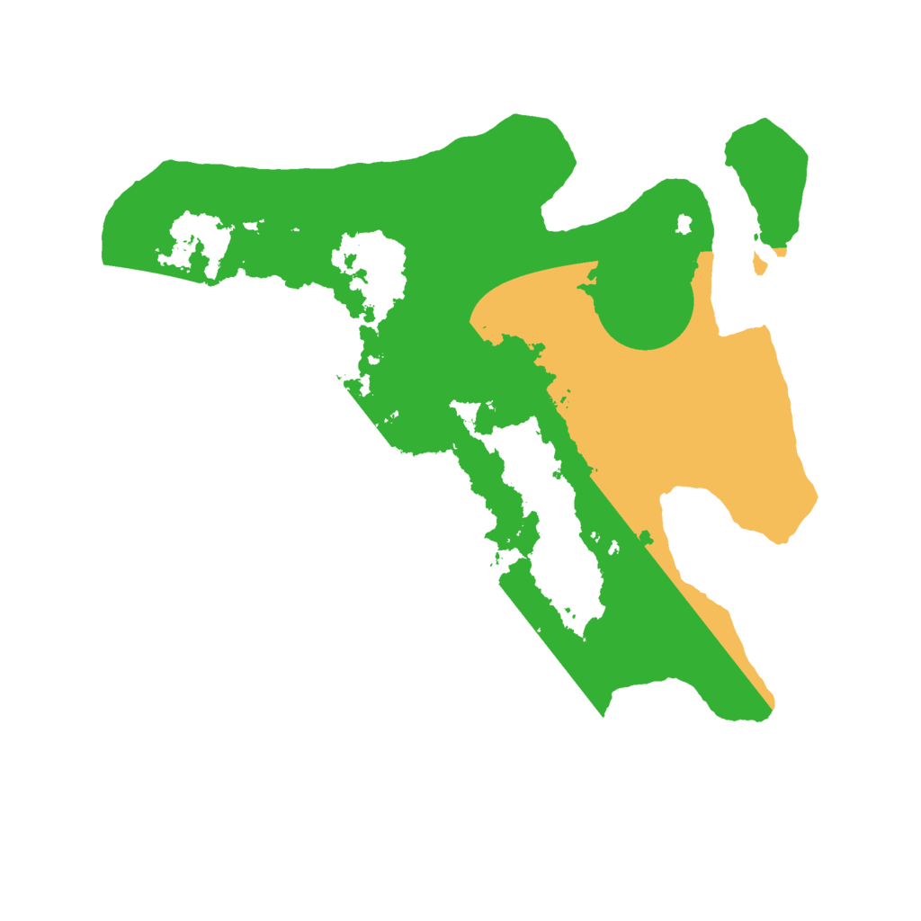 Biome Rust Map: Barren, Size: 2500, Seed: 234332432