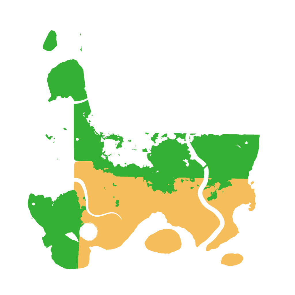 Biome Rust Map: Procedural Map, Size: 3000, Seed: 9345