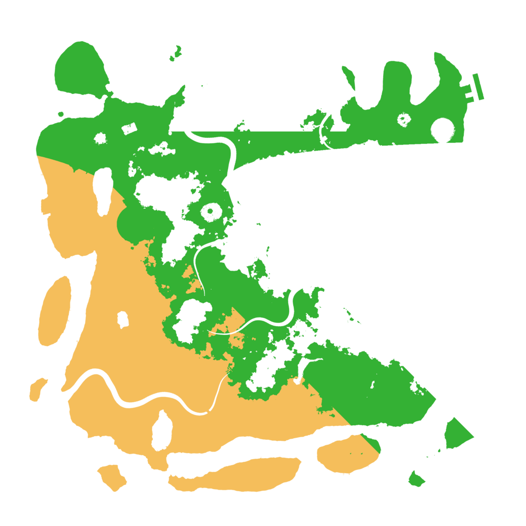 Biome Rust Map: Procedural Map, Size: 4000, Seed: 314419