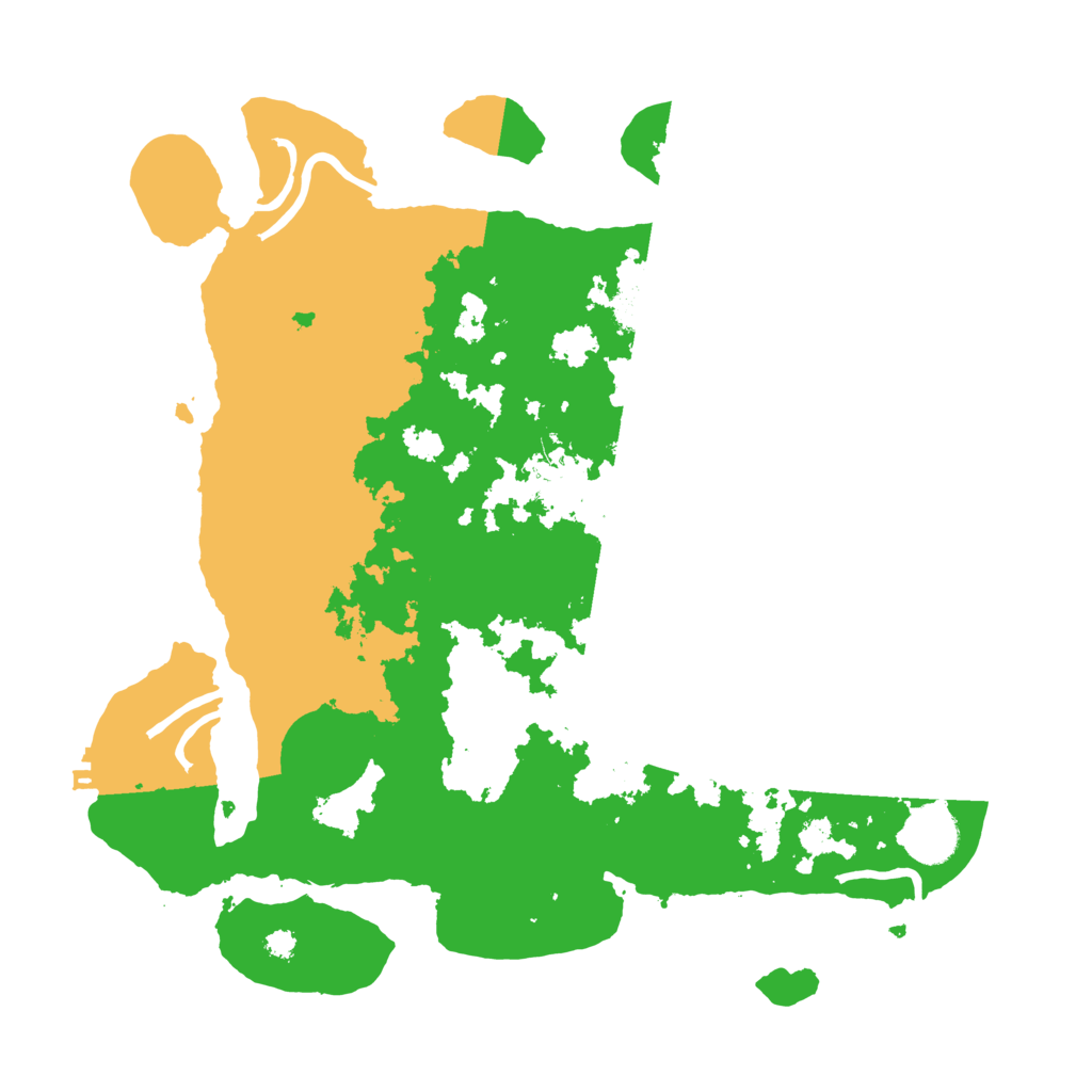 Biome Rust Map: Procedural Map, Size: 3400, Seed: 917