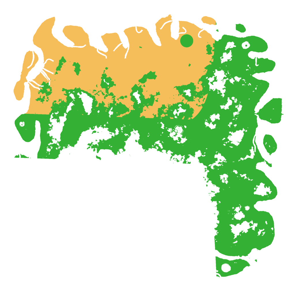 Biome Rust Map: Procedural Map, Size: 6000, Seed: 666999777