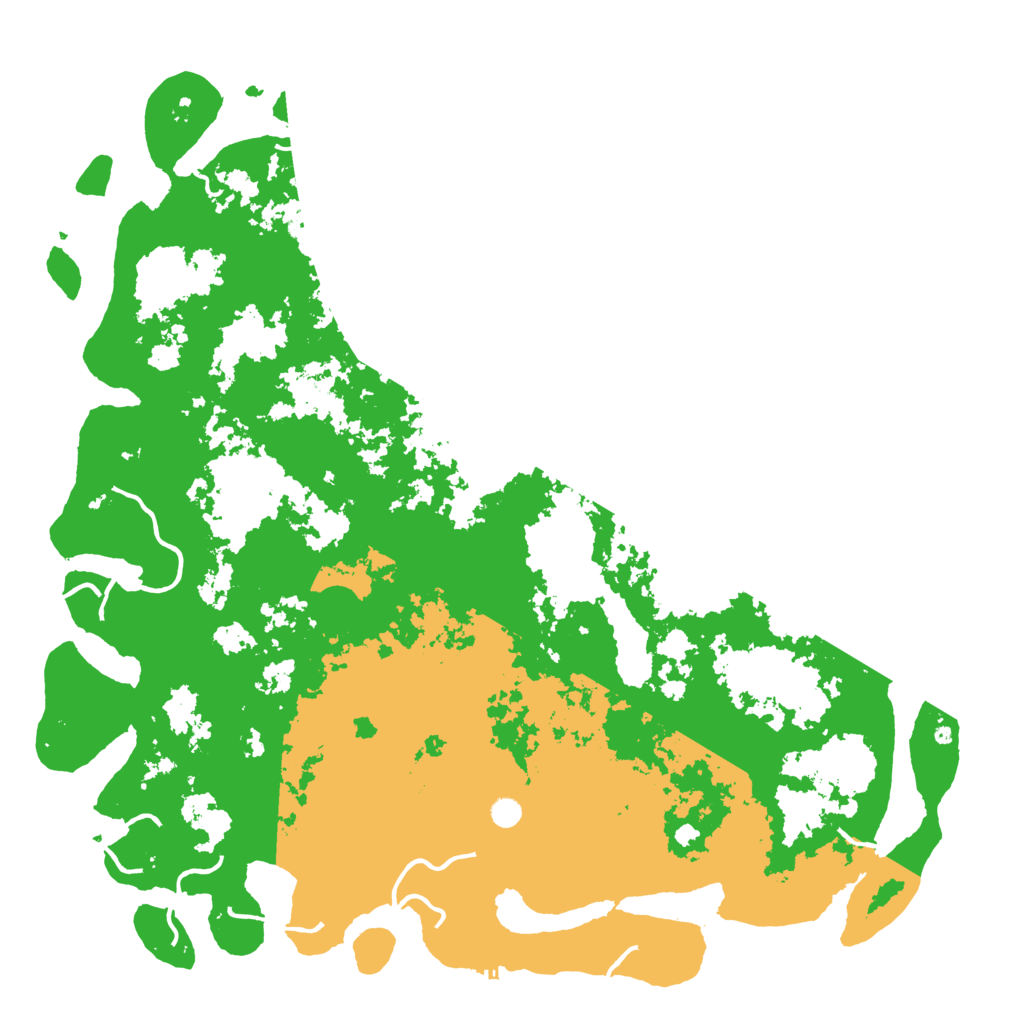 Biome Rust Map: Procedural Map, Size: 6000, Seed: 21095
