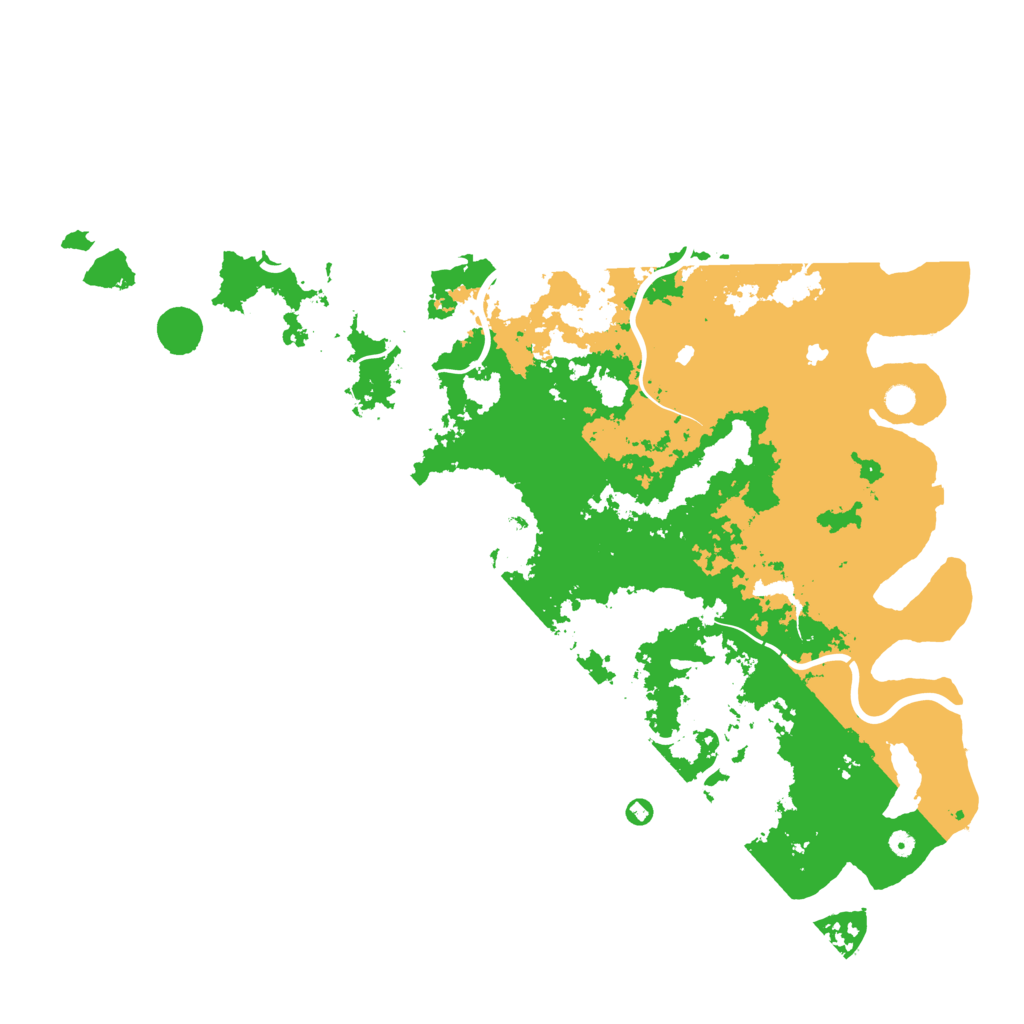 Biome Rust Map: Procedural Map, Size: 6000, Seed: 838331