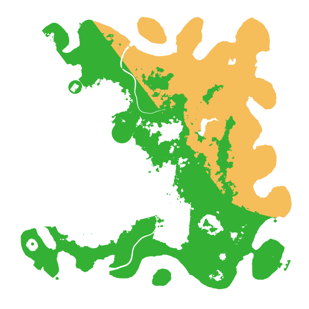 Biome Rust Map: Procedural Map, Size: 4000, Seed: 4846