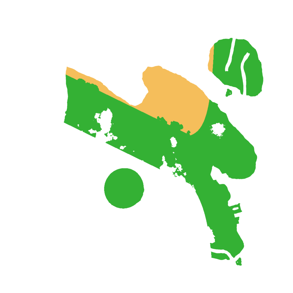 Biome Rust Map: Procedural Map, Size: 2000, Seed: 23156