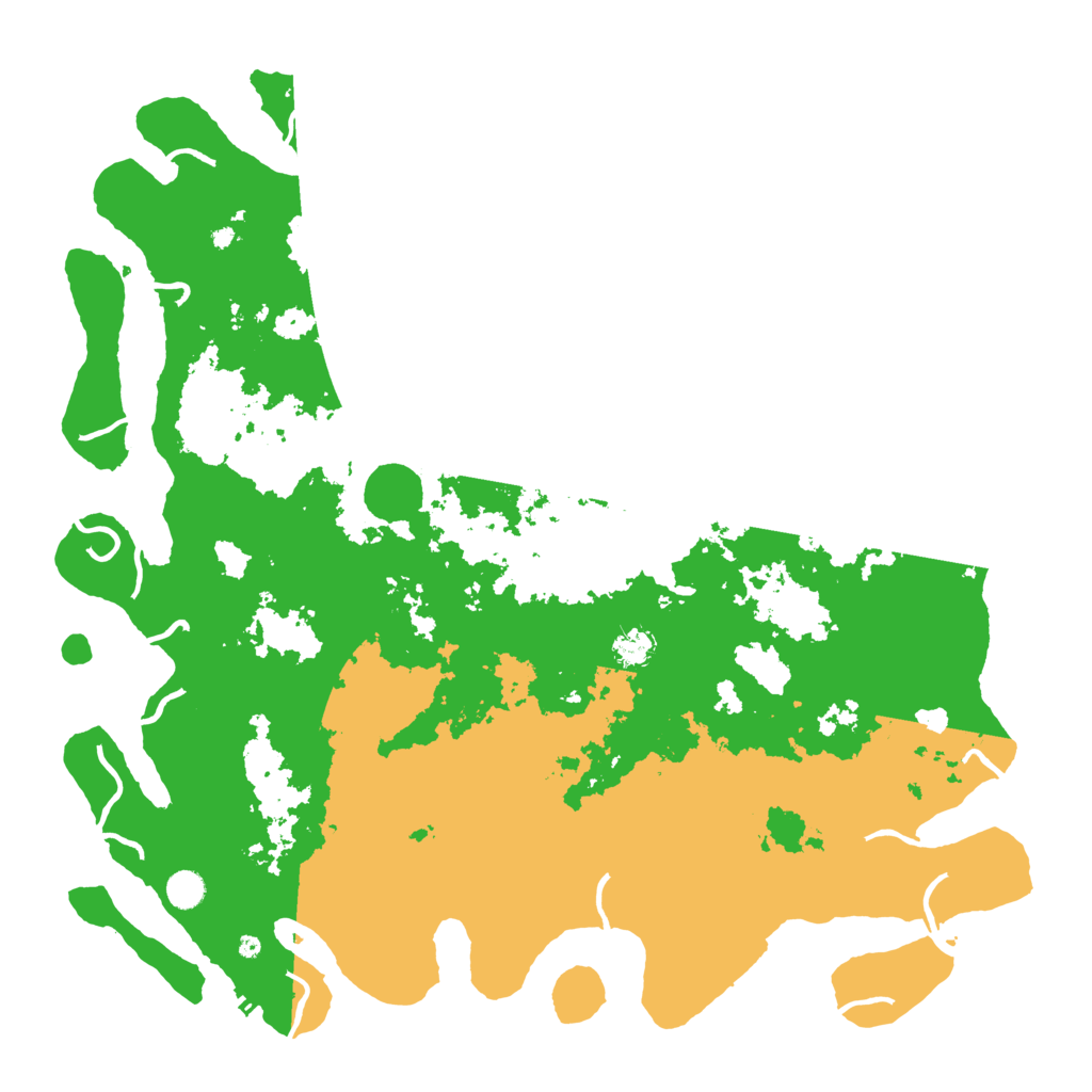 Biome Rust Map: Procedural Map, Size: 5000, Seed: 65458
