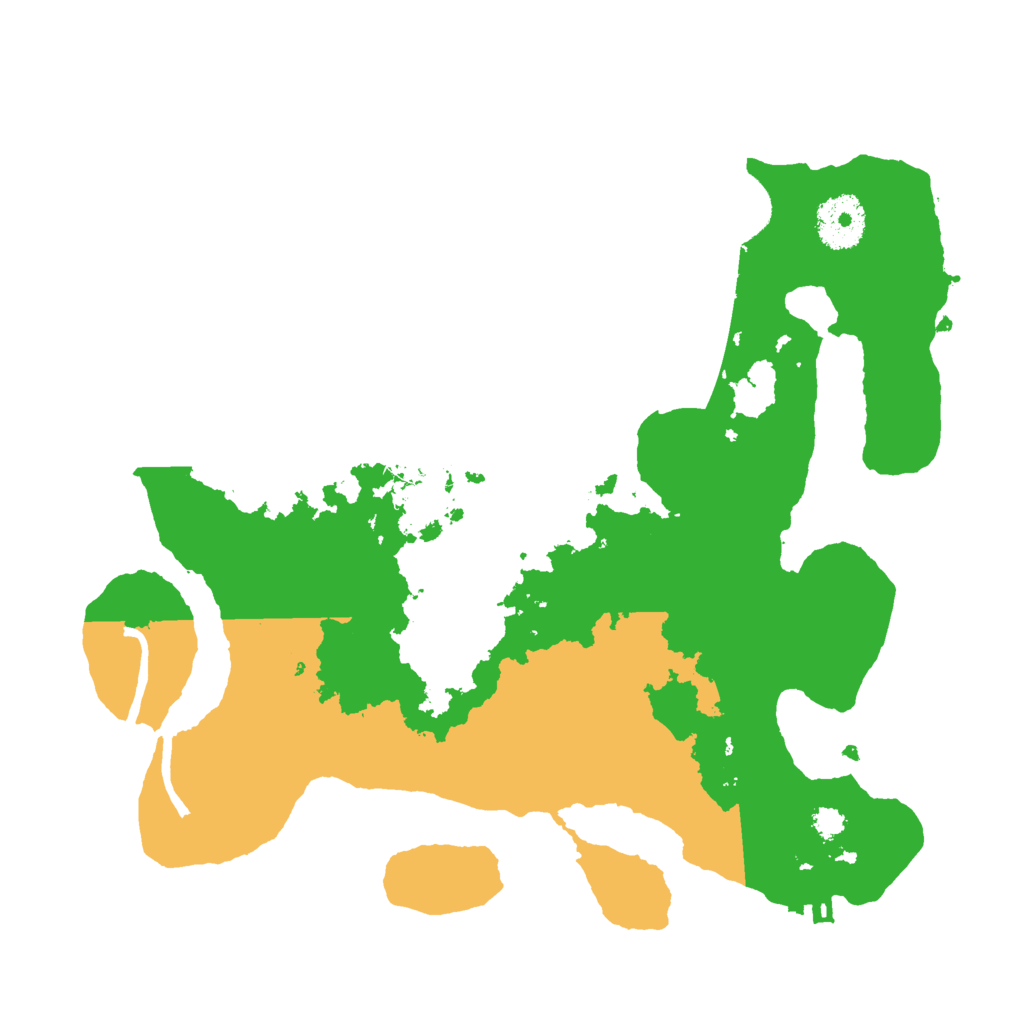 Biome Rust Map: Procedural Map, Size: 3000, Seed: 1291113647