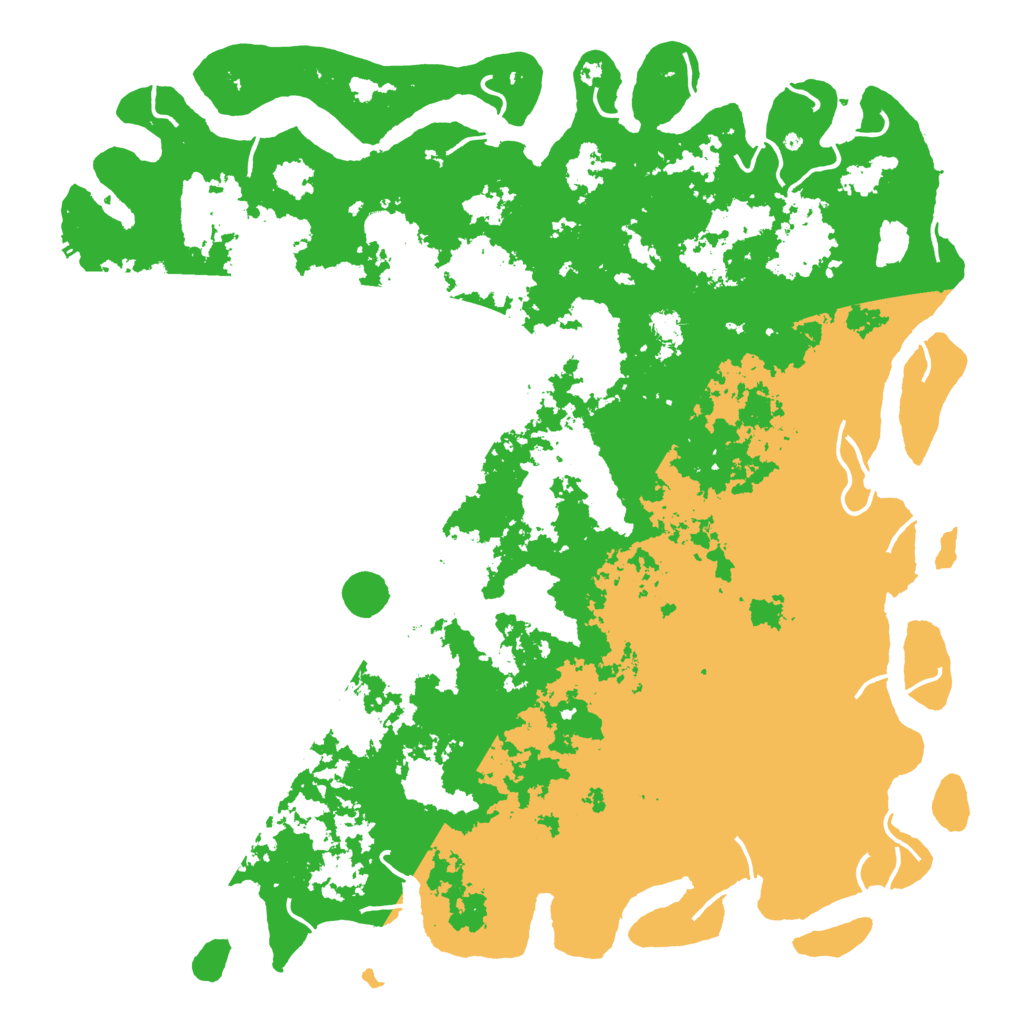 Biome Rust Map: Procedural Map, Size: 6000, Seed: 156592