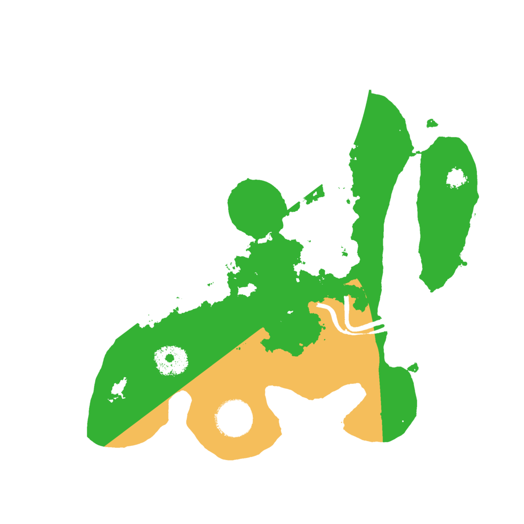 Biome Rust Map: Procedural Map, Size: 2500, Seed: 5437344