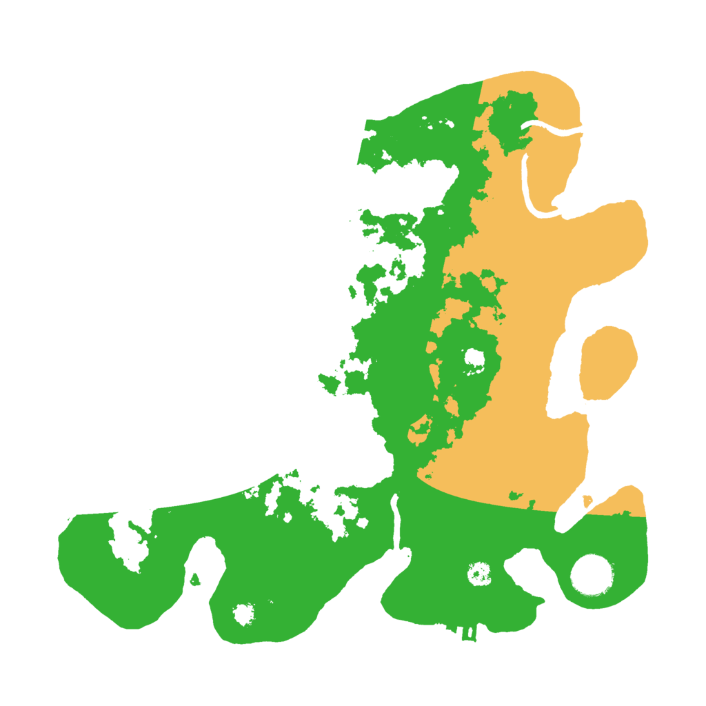 Biome Rust Map: Procedural Map, Size: 3000, Seed: 691337