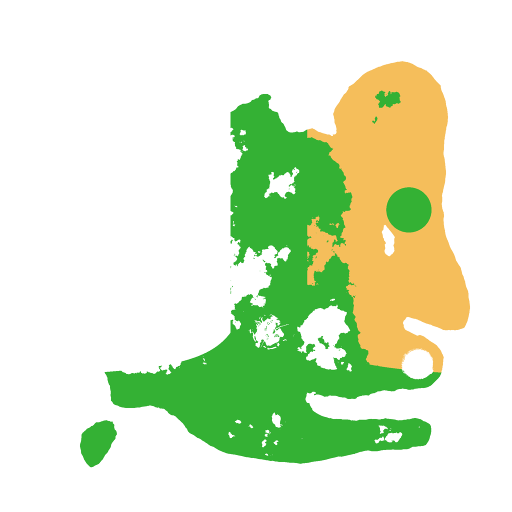 Biome Rust Map: Barren, Size: 3000, Seed: 358