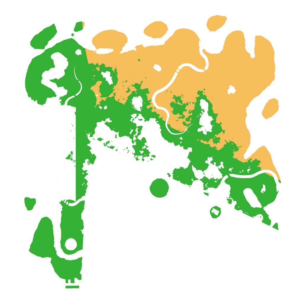 Biome Rust Map: Procedural Map, Size: 4500, Seed: 2066101634
