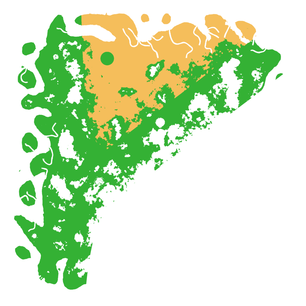 Biome Rust Map: Procedural Map, Size: 6000, Seed: 1757340157