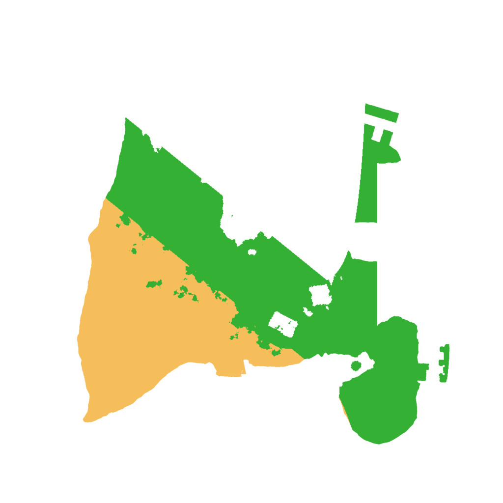 Biome Rust Map: Procedural Map, Size: 2000, Seed: 156616039