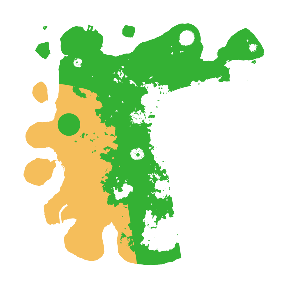 Biome Rust Map: Procedural Map, Size: 3500, Seed: 45616010