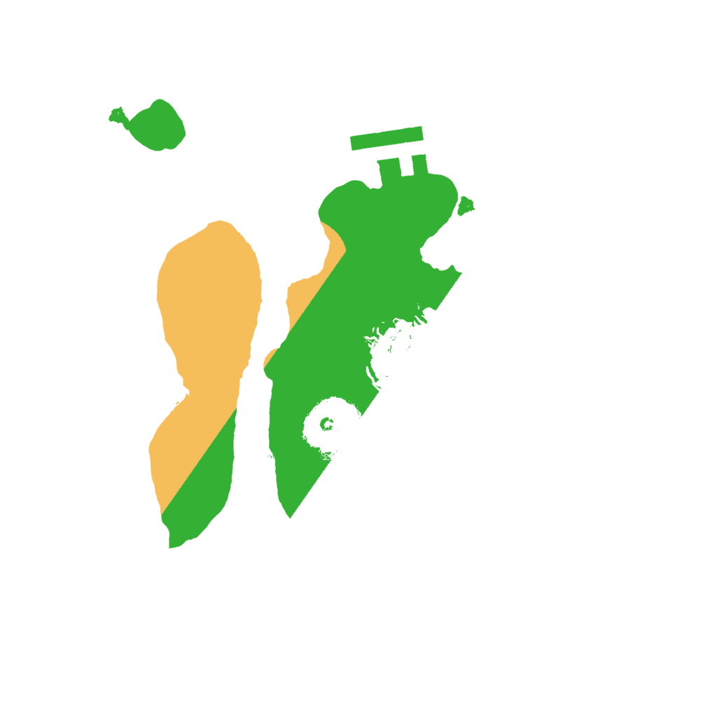 Biome Rust Map: Procedural Map, Size: 2000, Seed: 351