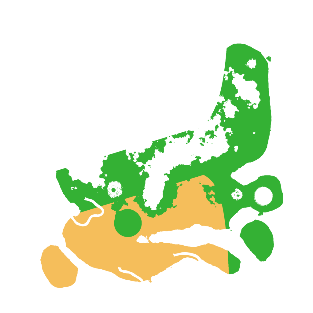 Biome Rust Map: Procedural Map, Size: 3000, Seed: 84627671