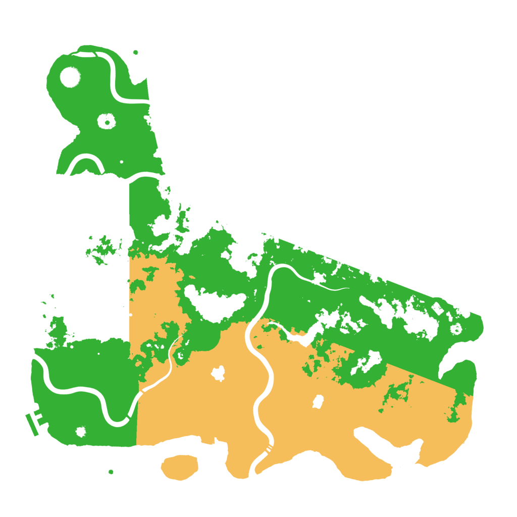 Biome Rust Map: Procedural Map, Size: 4500, Seed: 2544420
