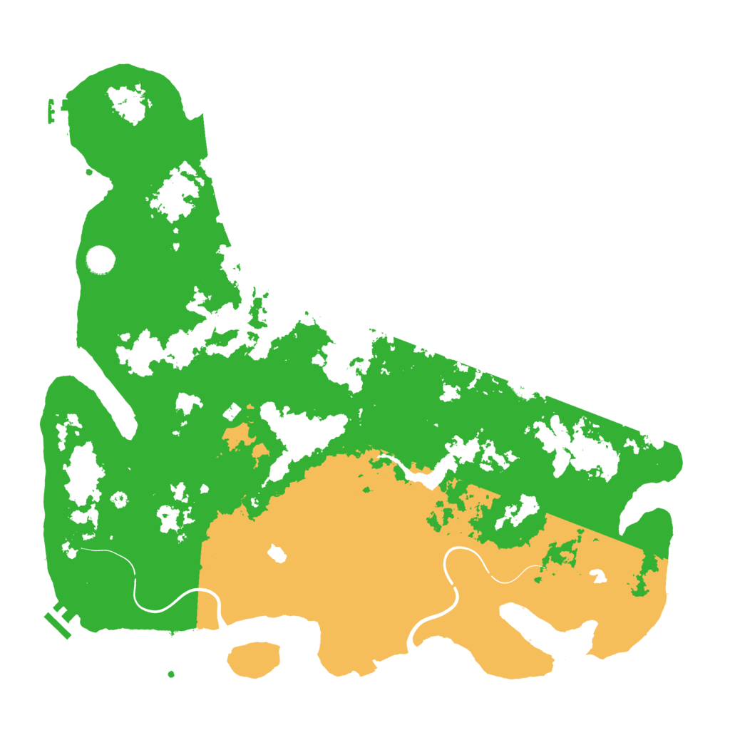 Biome Rust Map: Procedural Map, Size: 4500, Seed: 2544420