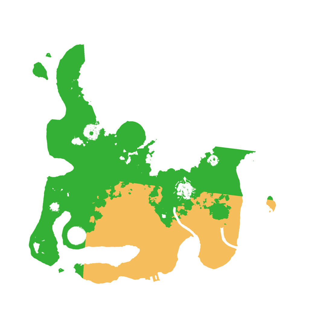 Biome Rust Map: Procedural Map, Size: 3000, Seed: 667899
