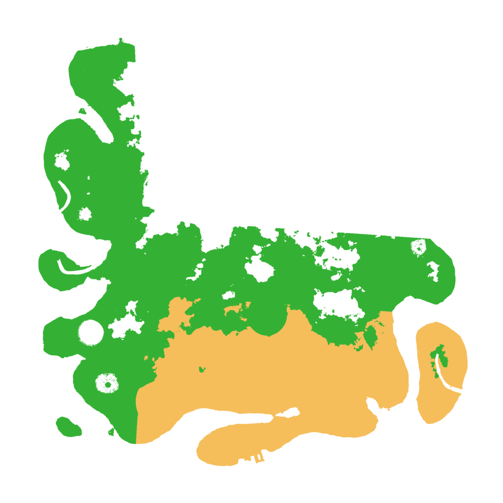 Biome Rust Map: Procedural Map, Size: 3500, Seed: 20220408