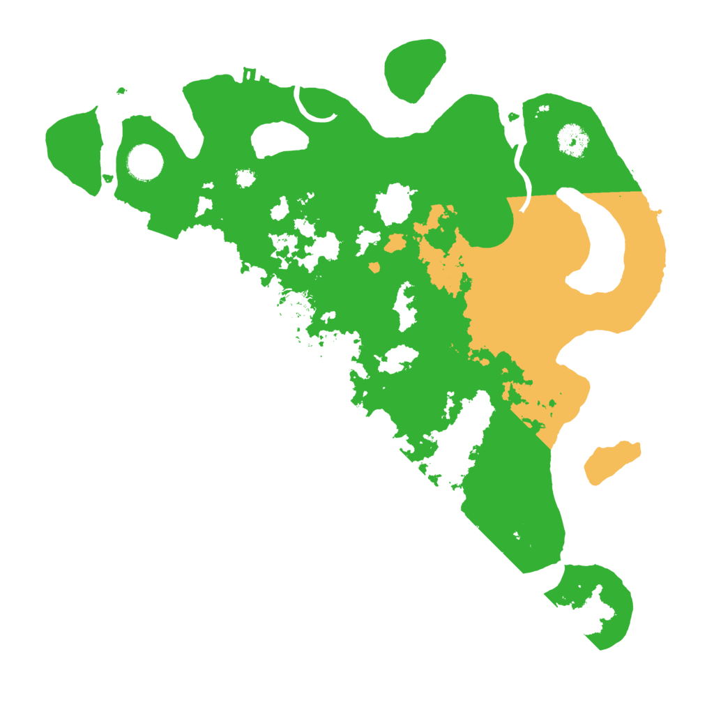 Biome Rust Map: Procedural Map, Size: 3500, Seed: 103897956